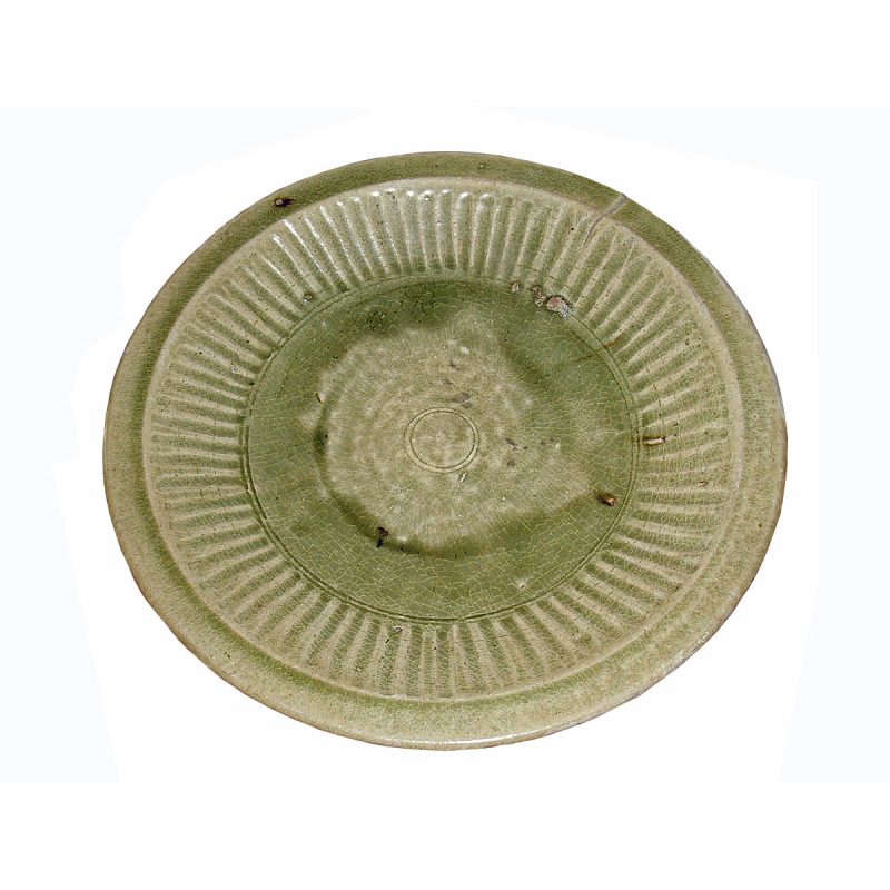 Thai Celadon Plate, 15th Century