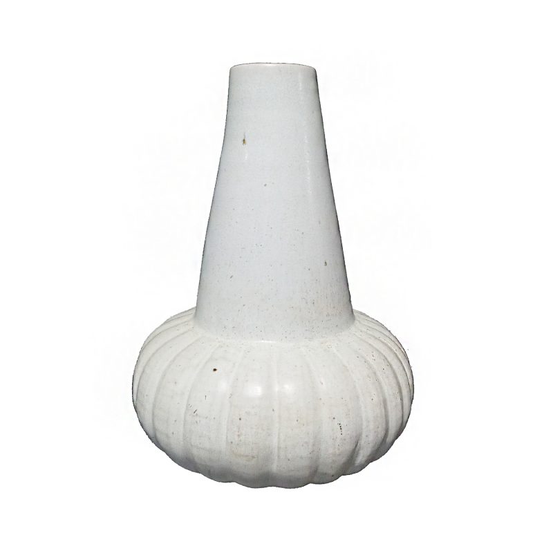 Thai Ceramic Vase, White