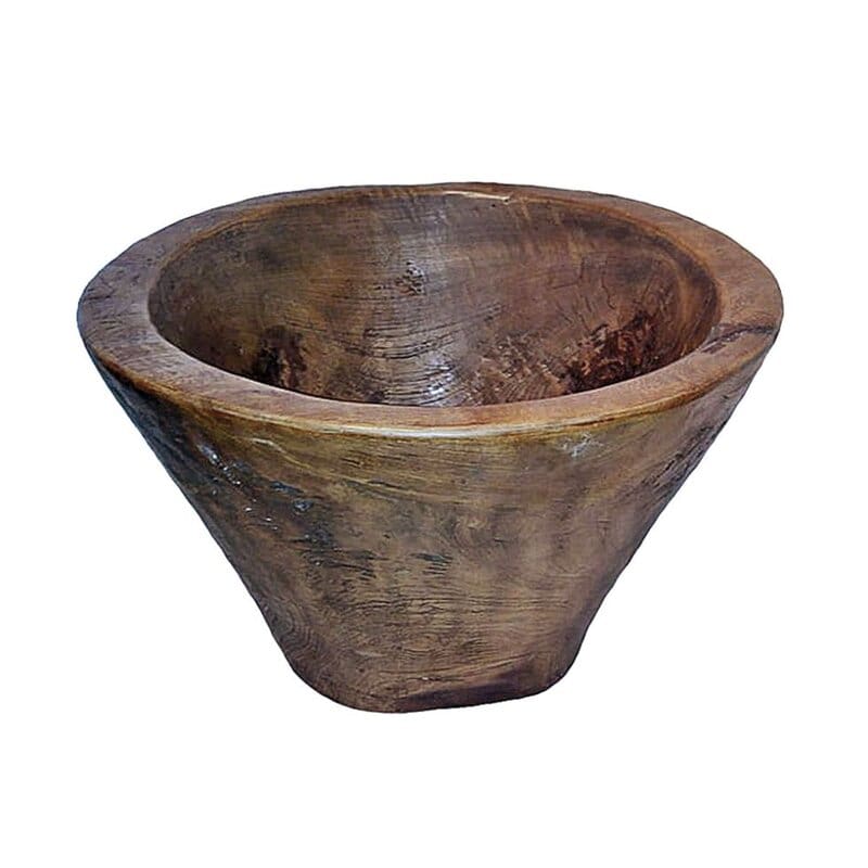 Indonesian Teak Bowl, Mid 20th C.