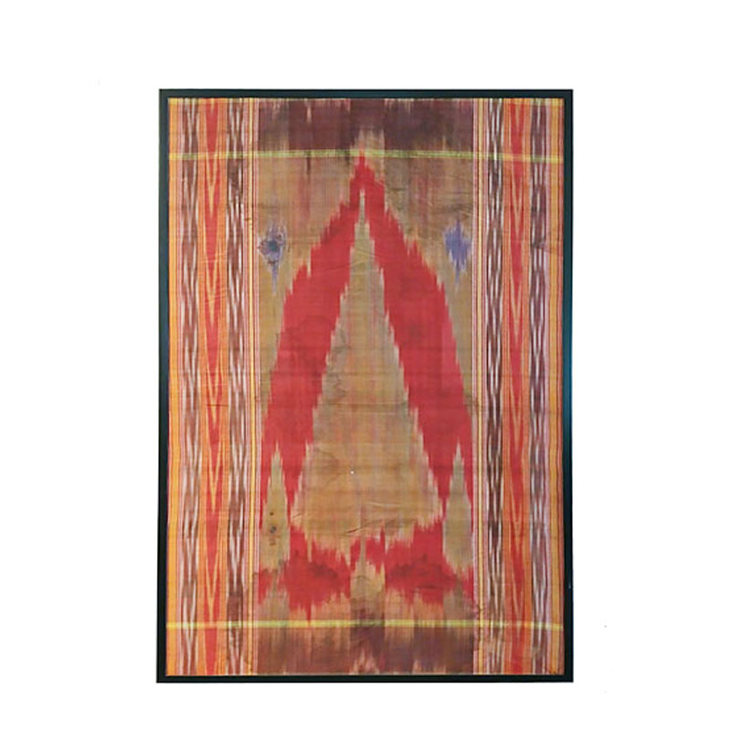 Iranian Silk Ikat Cloth, Early 20th C.