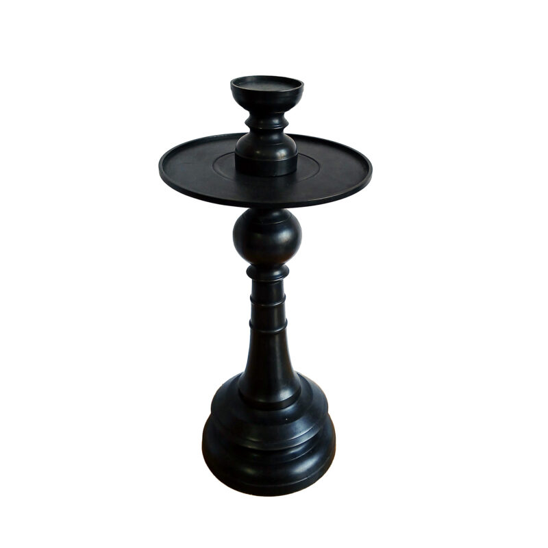 Bronze Candle Holder, 16 inches