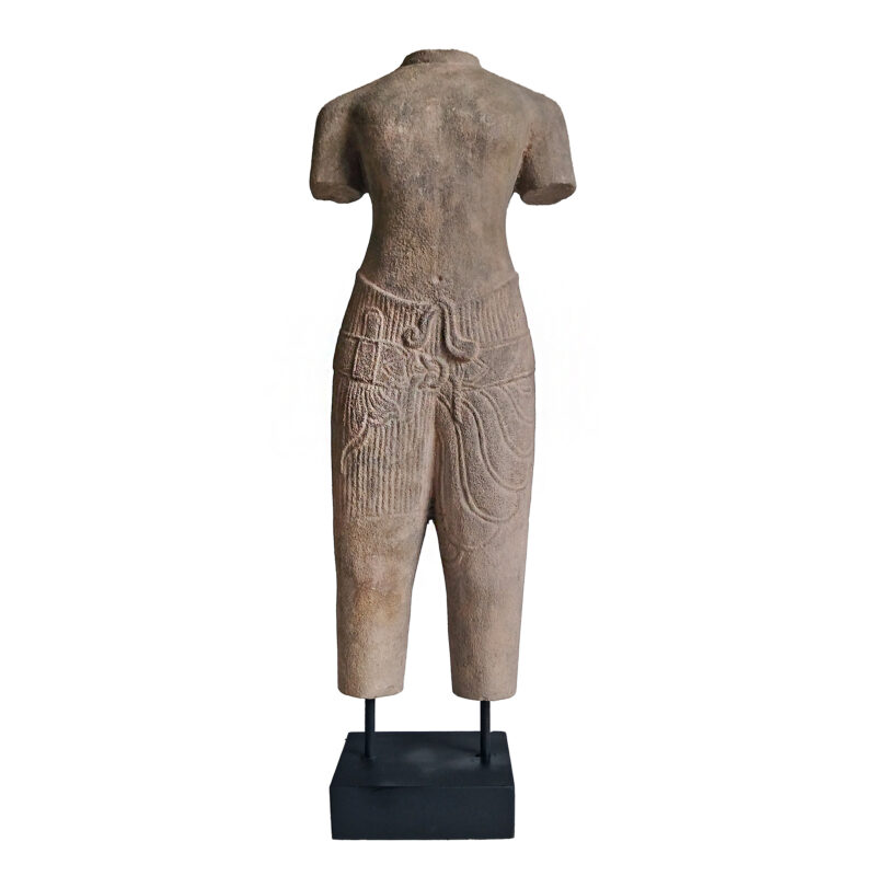 Khmer Male Torso, Mid 20th C.