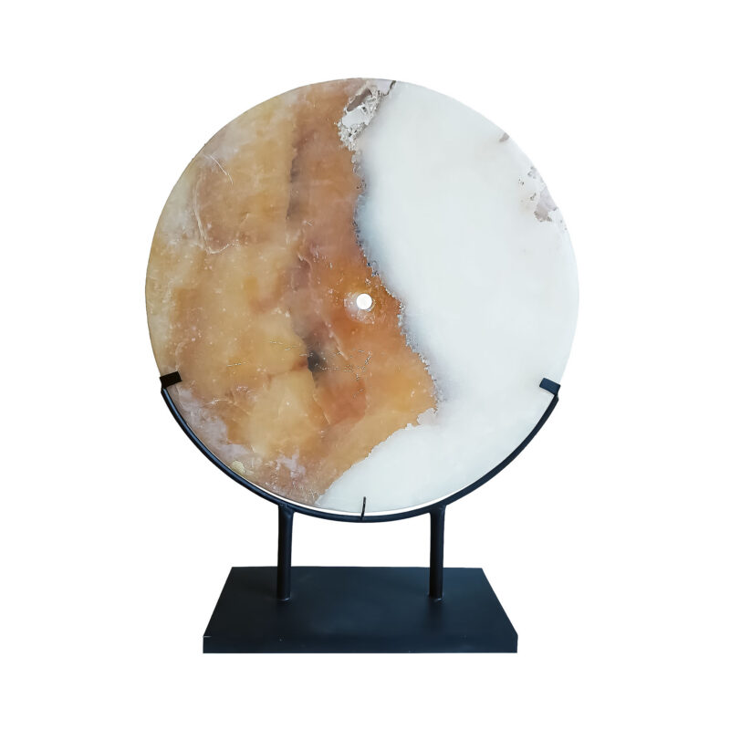 Indonesian Onyx Disk on Stand