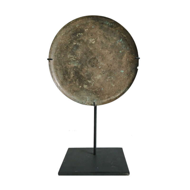 Khmer Bronze Mirror, 13-15th C.