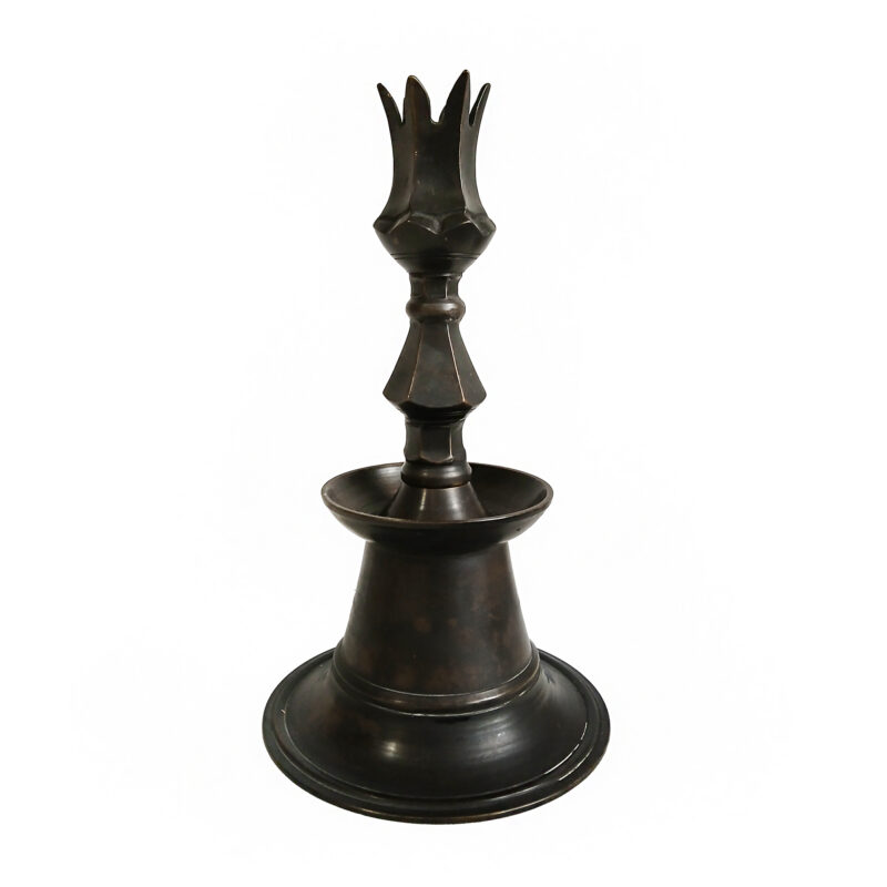 Turkish Bronze Candlestick, 2000s