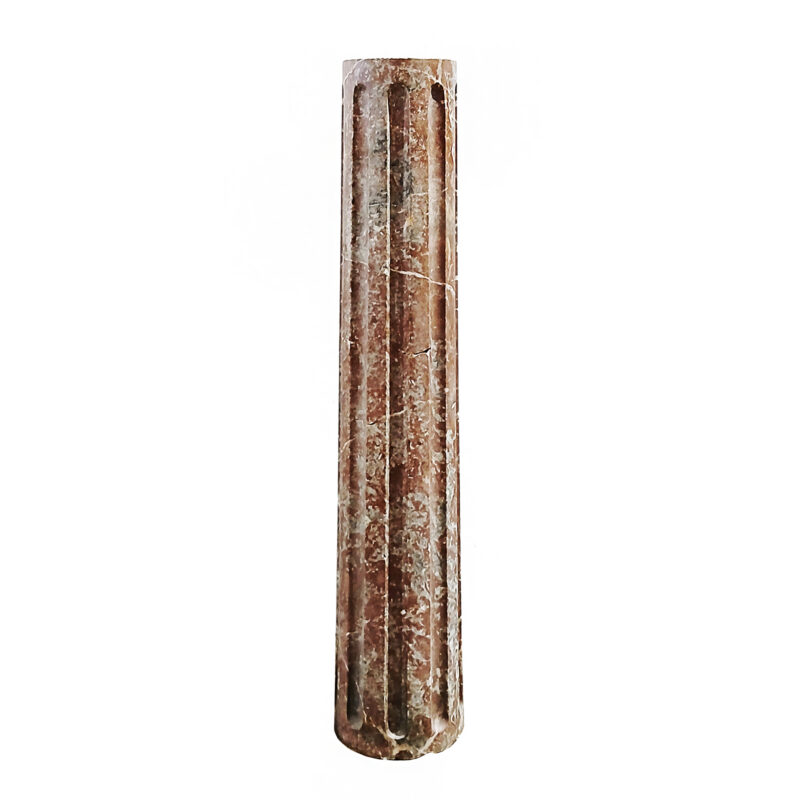 Red Marble Column / Pedestal, France, Mid 19th Century